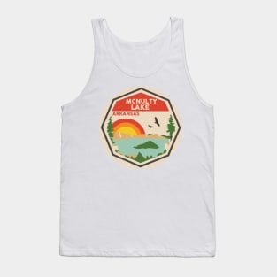 McNulty Lake Arkansas Colorful Scene Tank Top